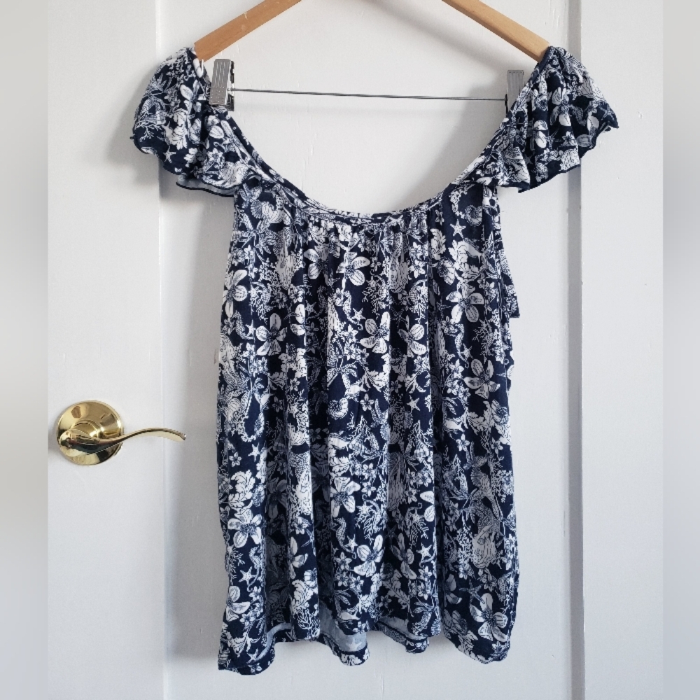 Gentle Ruffle Mermaid Blouse | 12-14 | Joyspun